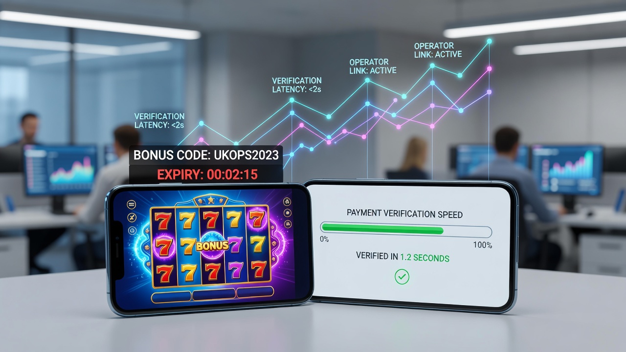 Real-time payment verification dashboard used by UK operators for mobile slot bonus management